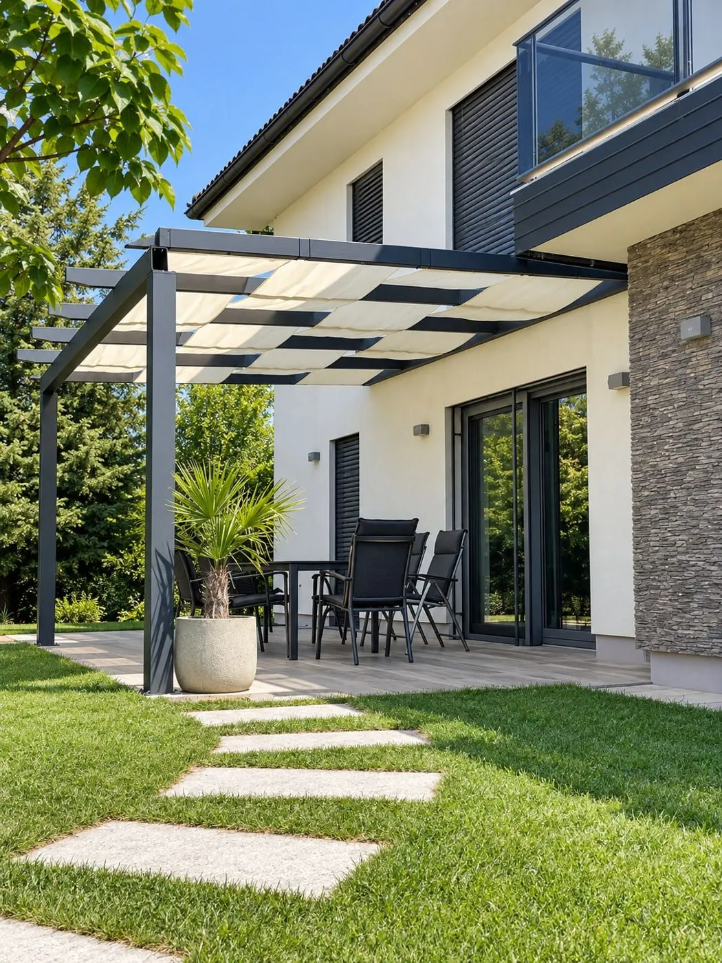 Pergola s senčilom